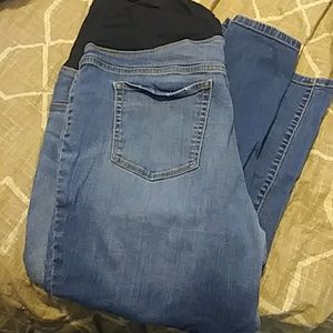 Isabel Maternity Skinny Crop Jean